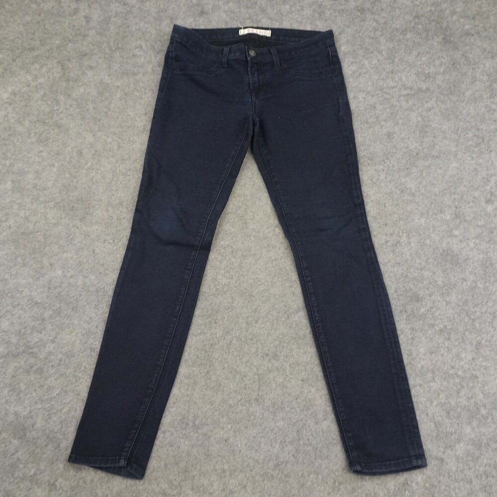 J Brand Jeans Womens 28 Black Denim Leggings Straight Dark Wash Jeggings